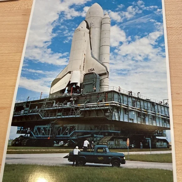 10 VINTAGE NASA POSTCARDS: KENNEDY SPACE CENTER FLORIDA.  PLUS BONUS!! - Picture 7 of 12